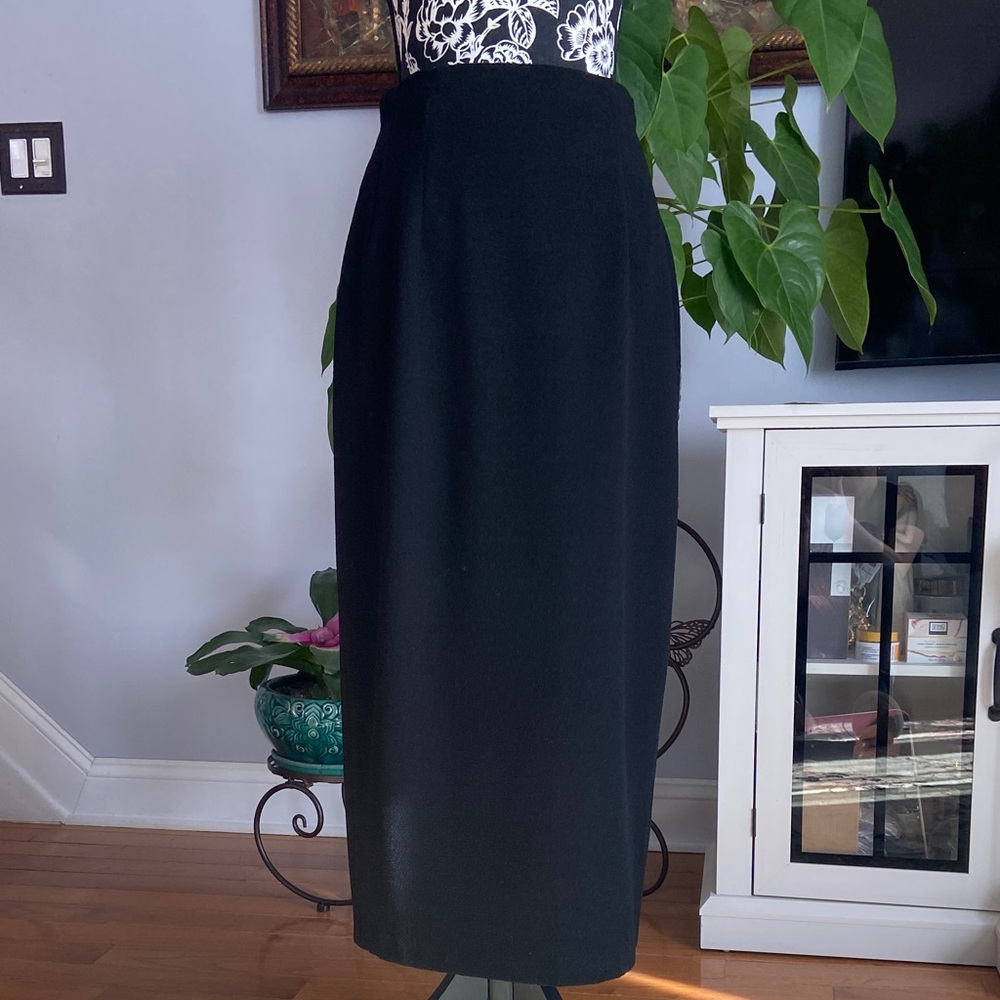Elegant Black Maxi Skirt